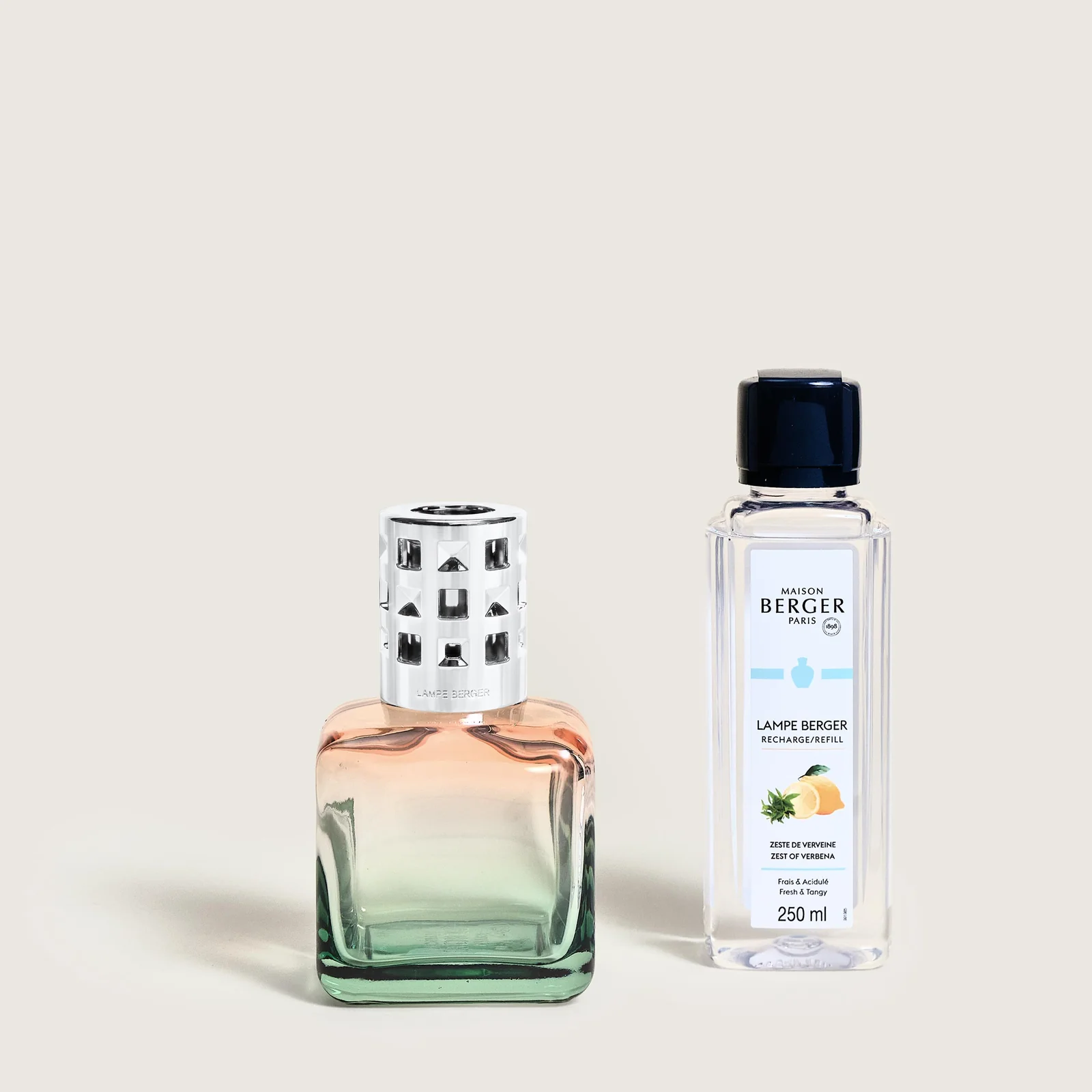 98683cd3f7d184ac75db7e529f89e677e29c457b_004897_GLACON_LAMPE_PECHE_VERTE_2500x3100_P_1 Cofre Lampe Berger Glaçon Melocotón/Verde. - Imagen 1