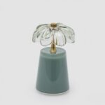 Lámpara de mesa verde inalámbrica