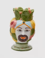 Macetero Cabeza Jarrón Sicilia Él