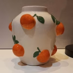 jarron de naranja 20cm